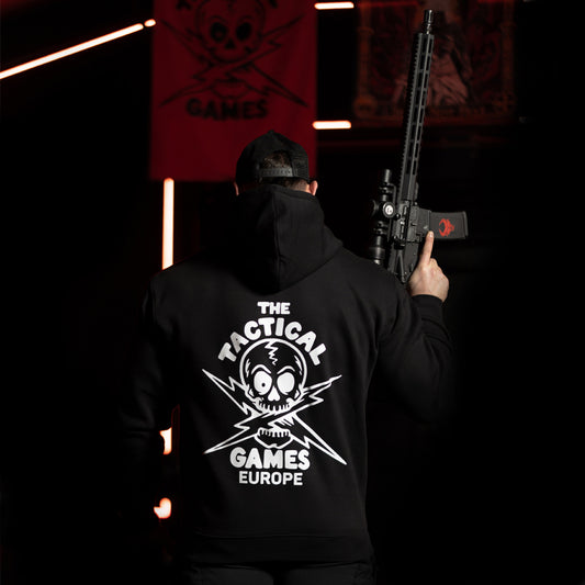 TTG Europe Skull hoodie black - back