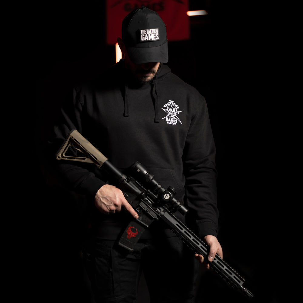 TTG Europe Skull hoodie black - front