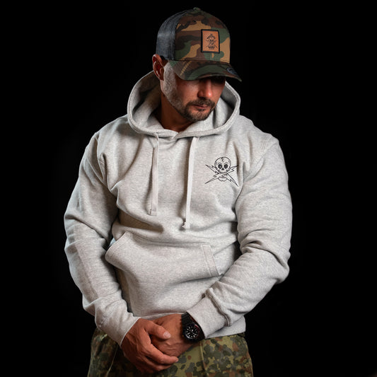 TTG Hoodie Skull Lightning - front