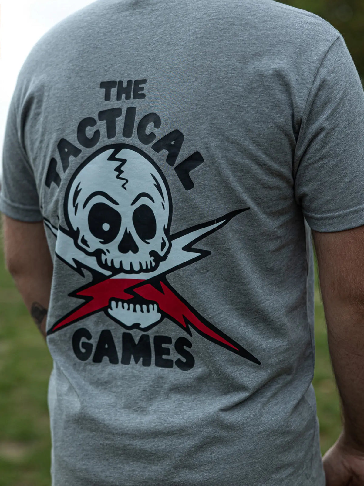 The Tactical Games Polish flag Lightning Skull T-shirt - photo 2