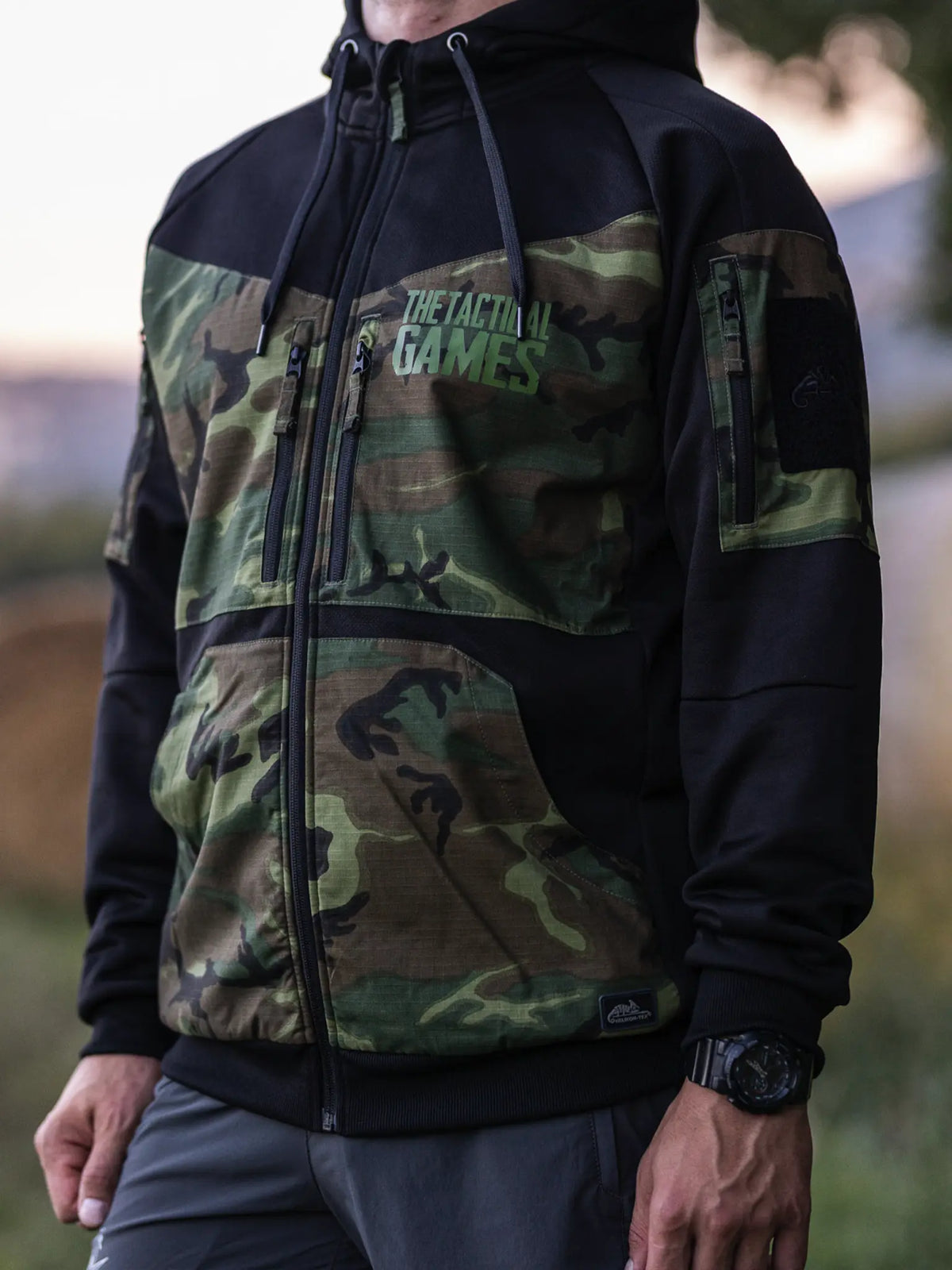 The Tactical Games camouflage zip hoodie
