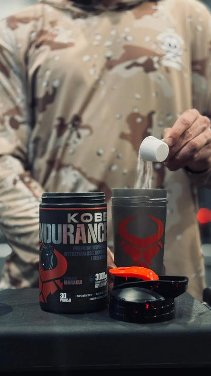 KOBE POWER shaker bottle with KOBE ENDURANCE