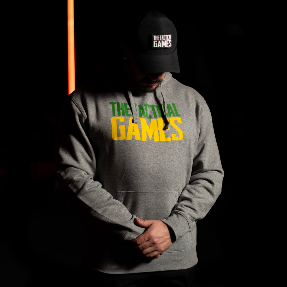 TTG Logo hoodie grey - front