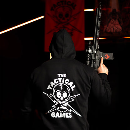 TTG Logo hoodie black - Europe Skull back print