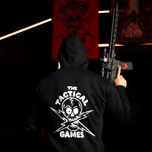 TTG Logo hoodie black - Europe Skull back print