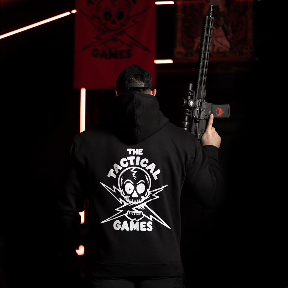 TTG Skull hoodie black - back