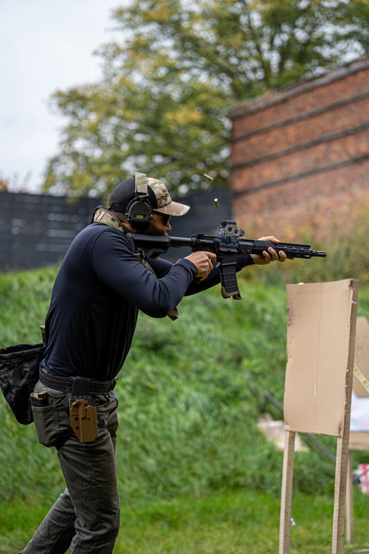 Rifle shooting class at Poland Shooting Center