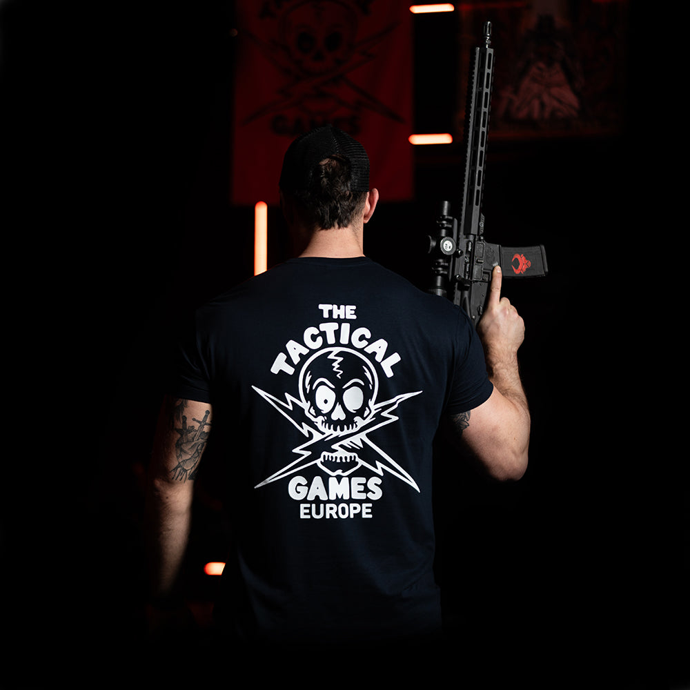 TTG Logo T-shirt - Europe Skull back print