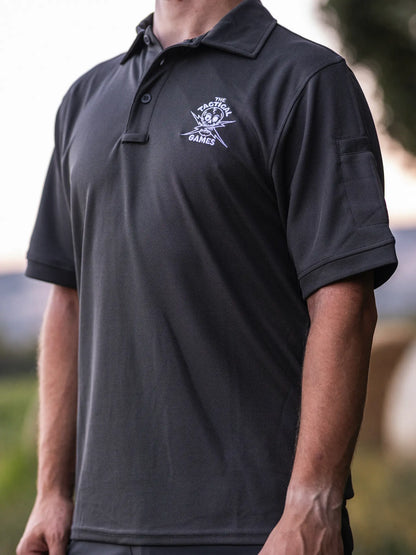 TTG polo shirt grey